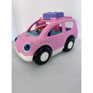 Fisher Price Little People Pink Open & Close Mini Van SUV